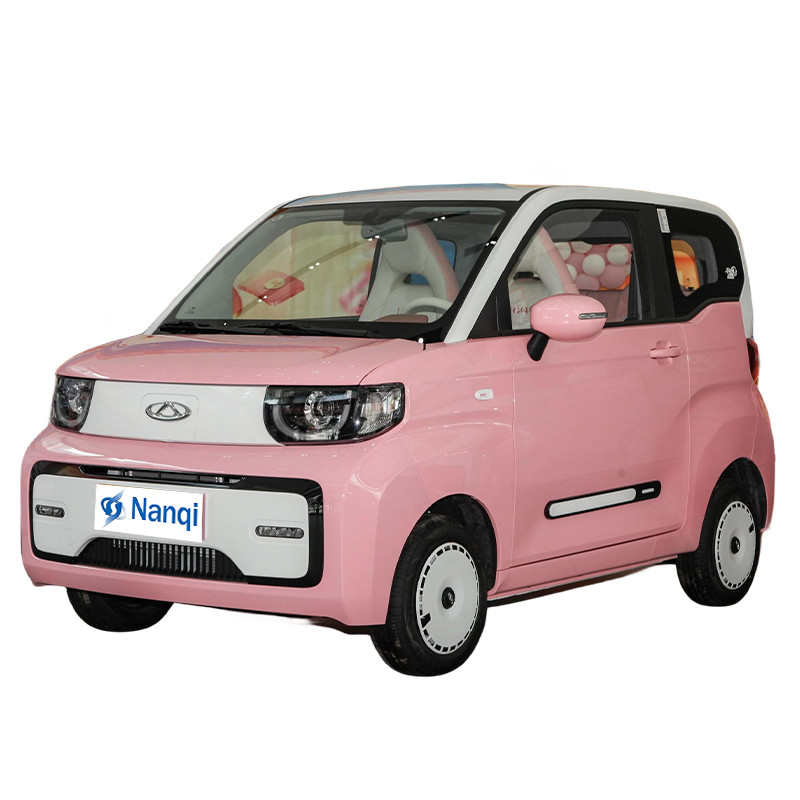 Mini 4 lugares Chery QQ Ice Cream EV Carro Elétrico Pura Veículos de Nova Energia