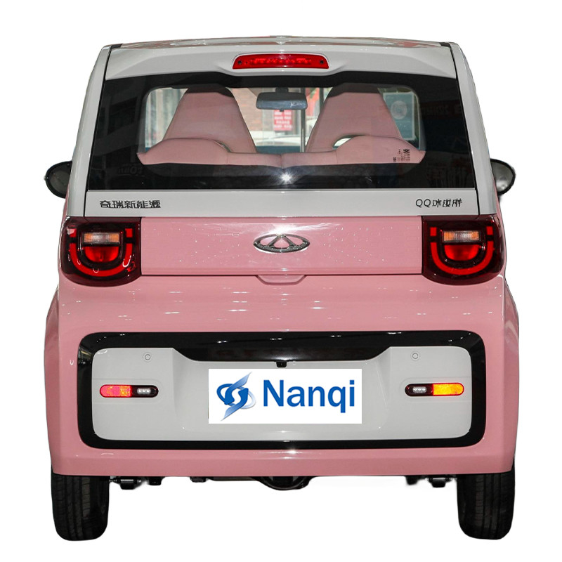 Mini 4 lugares Chery QQ Ice Cream EV Carro Elétrico Pura Veículos de Nova Energia