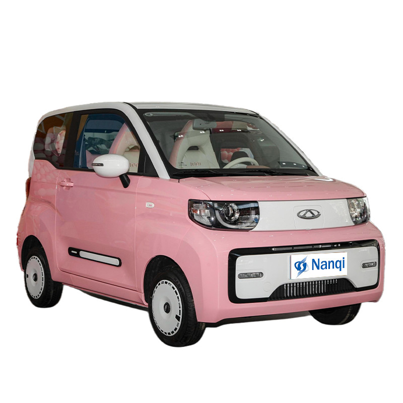 Mini 4 lugares Chery QQ Ice Cream EV Carro Elétrico Pura Veículos de Nova Energia